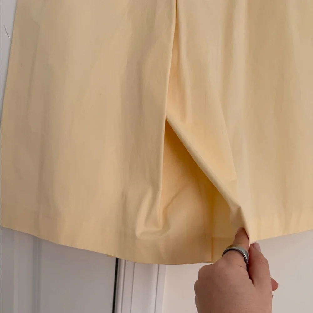 Zara Butter Yellow A-Line Skort